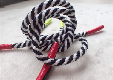 Double corde non élastique de polyester de couleur avec des fins brillantes de silicone pour la veste