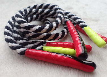 Double corde non élastique de polyester de couleur avec des fins brillantes de silicone pour la veste