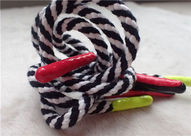 Double corde non élastique de polyester de couleur avec des fins brillantes de silicone pour la veste
