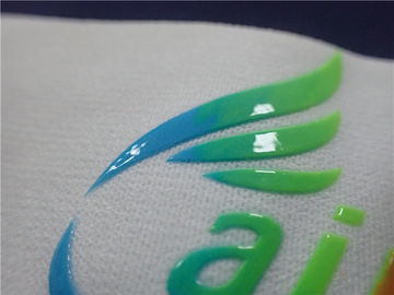 Bande élastique molle de silicone de logo coloré brillant d'impression non-toxique