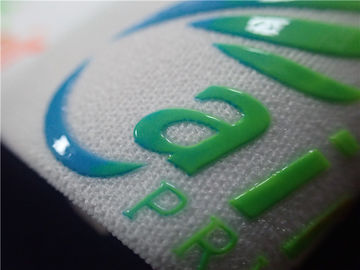Bande élastique molle de silicone de logo coloré brillant d'impression non-toxique