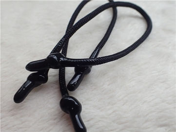 La bande non élastique simple de corde de couleur avec Shinny le silicone Edings pour l'extracteur de sac