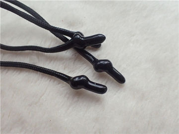 La bande non élastique simple de corde de couleur avec Shinny le silicone Edings pour l'extracteur de sac