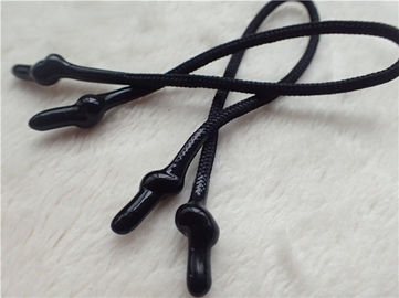 La bande non élastique simple de corde de couleur avec Shinny le silicone Edings pour l'extracteur de sac