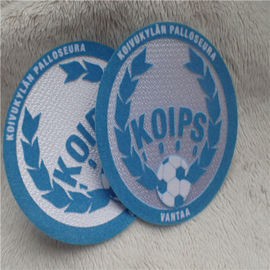 Insigne d'équipe de football de GV/peluche ordinaire Tatami monochrome s'assemblant le logo de transfert de chaleur