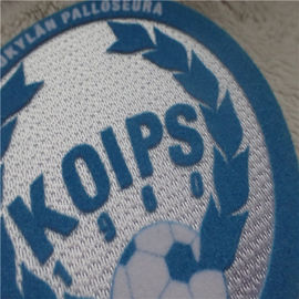 Insigne d'équipe de football de GV/peluche ordinaire Tatami monochrome s'assemblant le logo de transfert de chaleur
