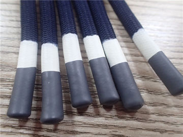 Revêtement gris et blanc de corde non élastique ronde de polyester pour des vêtements