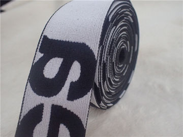 Bande élastique de double jacquard de couleur de la mode 4CM pour la couleur lumineuse de jupe