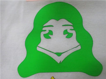 Labels de vêtement de transfert de chaleur de Tearproof, label coloré de silicone pour l'habillement