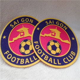 L'habillement fait sur commande de Club de Football raccorde le transfert de chaleur Tatami s'assemblant les labels doux de vêtement