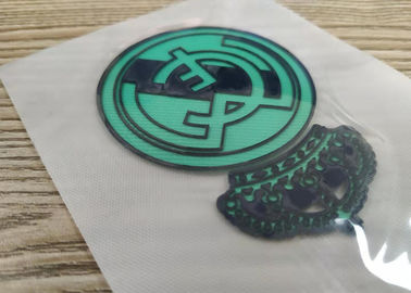Le fer fait sur commande sur Logo Sticker High Frequency de relief par 3D TPU raccorde pour des vêtements de sport