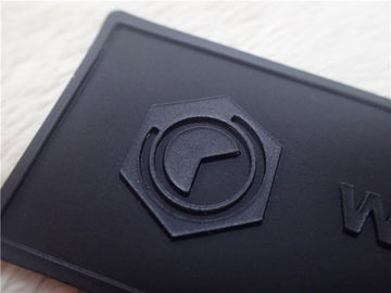 L'habillement fait sur commande brillant du noir TPU raccorde la résistance à l'usure de la taille 3*4.5cm