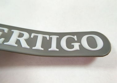 Le logo adapté aux besoins du client raccorde 3D le PVC en plastique que mou a gravé la correction en refief en caoutchouc de silicone