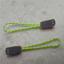 Extracteur en caoutchouc contagieux de tirette d'oeil vert fluorescent de corde pour les vêtements de sport extérieurs