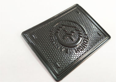 Label de relief personnalisé fait sur commande de Logo Jeans Genuine Leather Patch /Leather pour le vêtement