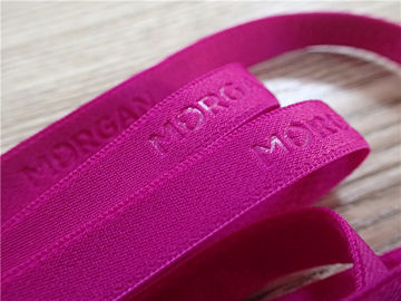 Mode à haute fréquence 3D de bande élastique molle rose ou logo sur la sangle pour des sous-vêtements
