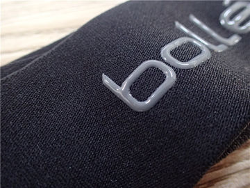 Bande élastique élevée de jacquard de ténacité pour des vêtements, imprimant la protection de l'environnement de logo de silicone