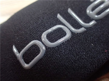Bande élastique élevée de jacquard de ténacité pour des vêtements, imprimant la protection de l'environnement de logo de silicone