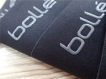 Bande élastique élevée de jacquard de ténacité pour des vêtements, imprimant la protection de l'environnement de logo de silicone