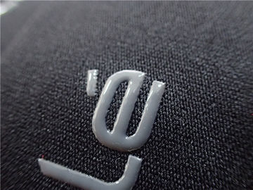 Bande élastique élevée de jacquard de ténacité pour des vêtements, imprimant la protection de l'environnement de logo de silicone