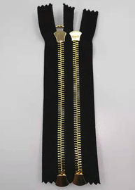 Le métal ouvert du double X Zippers pour les sacs à main et la taille 3# 8# de Grament