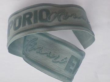 Spandex de bande d'impression d'écran de silicium + matériel non élastiques de silicium tissés par ruban