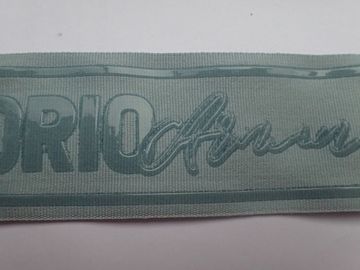 Spandex de bande d'impression d'écran de silicium + matériel non élastiques de silicium tissés par ruban
