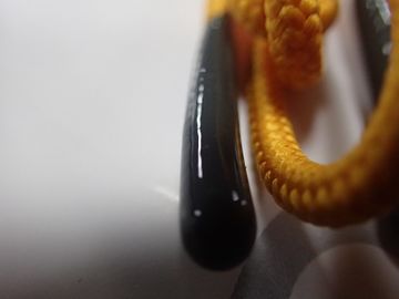 Corde non élastique à la mode avec des fins brillantes de silicone favorables à l'environnement