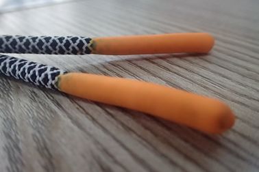 Corde non élastique de biens avec des fins de silicone de Matt pour la veste, chaussures, sacs