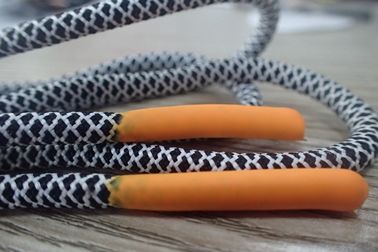 Corde non élastique de biens avec des fins de silicone de Matt pour la veste, chaussures, sacs
