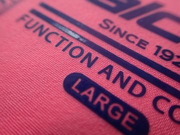 Anti labels de tissu de transfert de chaleur de sublimation pour l'habillement, sacs, chapeaux