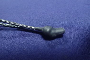 Bande non élastique de corde avec des fins de silicone pour l'extracteur de sac, veste, sac d'utilisation