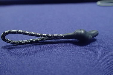 Bande non élastique de corde avec des fins de silicone pour l'extracteur de sac, veste, sac d'utilisation