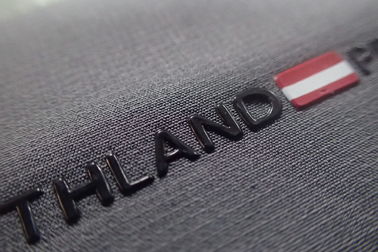 labels d'habillement de transfert de chaleur de 3D TPU pour des vêtements de sport de polo de GV BV de vêtements de sport de polo