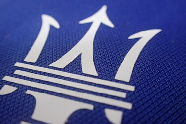 Le transfert de chaleur fait sur commande d'encre de logo raccorde des labels de tissu pour le polo, vêtements de sports