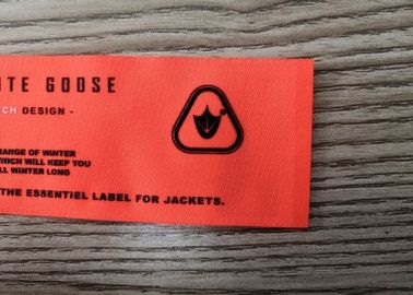 label de vêtement de silicone de 8*3.5CM