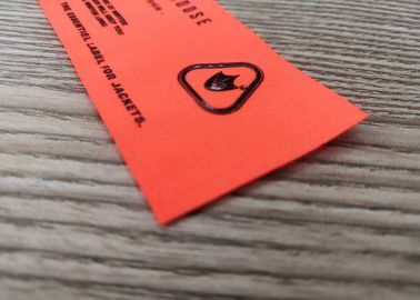 label de vêtement de silicone de 8*3.5CM