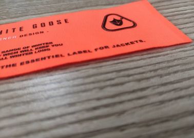 label de vêtement de silicone de 8*3.5CM