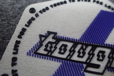 Corrections en caoutchouc de logo d'injection d'OEKO