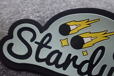 Bâton qui respecte l'environnement sur les corrections en caoutchouc faites main de logo