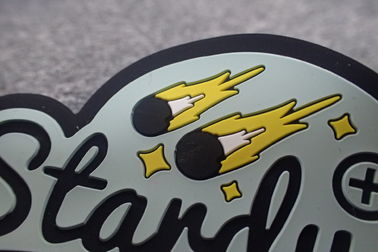 Bâton qui respecte l'environnement sur les corrections en caoutchouc faites main de logo