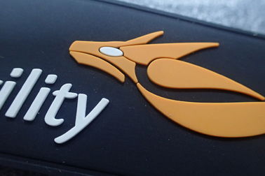 L'eau - corrections en caoutchouc de PVC du logo 1.9mm de la preuve 3D