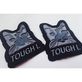 3D label à haute fréquence impressionnant de relief fait sur commande de l'hologramme TPU pour le vêtement, sacs, veste