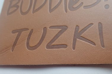 Logo Logo Embossed Leather Patches de Custom de fabricant pour le sac à main, pour le chapeau/habillement