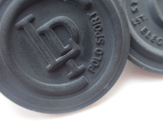 Insigne noir réfléchissant fait sur commande de la promotion TPU pour des vêtements
