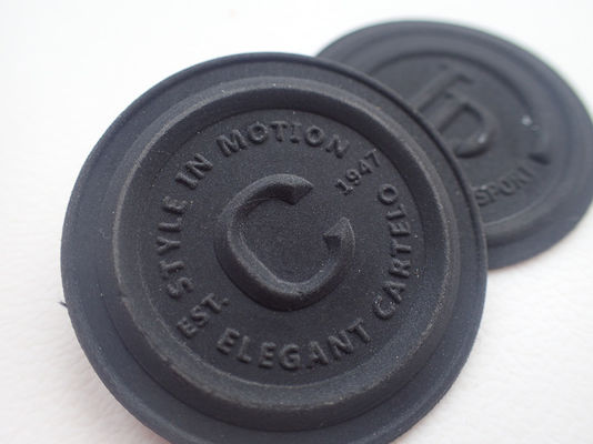 Insigne noir réfléchissant fait sur commande de la promotion TPU pour des vêtements