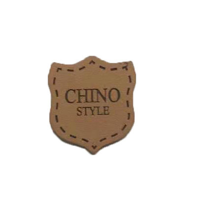 Corrections en cuir véritables de Clothing Logo Badges Heat Press Emboss de cowboy pour des jeans