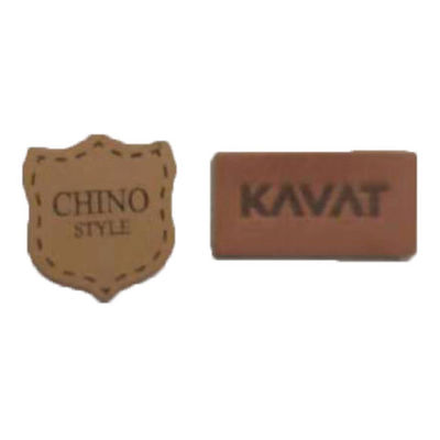 Corrections en cuir véritables de Clothing Logo Badges Heat Press Emboss de cowboy pour des jeans