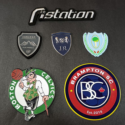 L'habillement Logo Patches High Frequency Soft a gravé la correction en refief de l'insigne 3D Tpu pour des vêtements