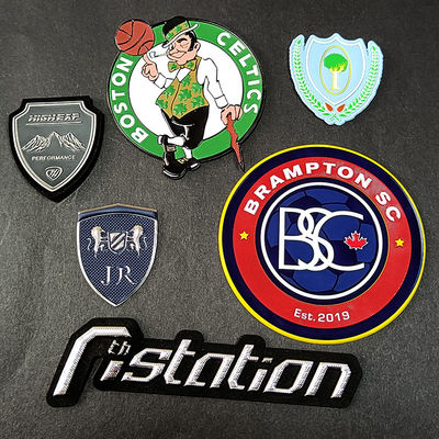 Habillement fait sur commande Logo Patches de l'Applique 3D Tpu d'insigne de presse de la chaleur de soudure de drapeau